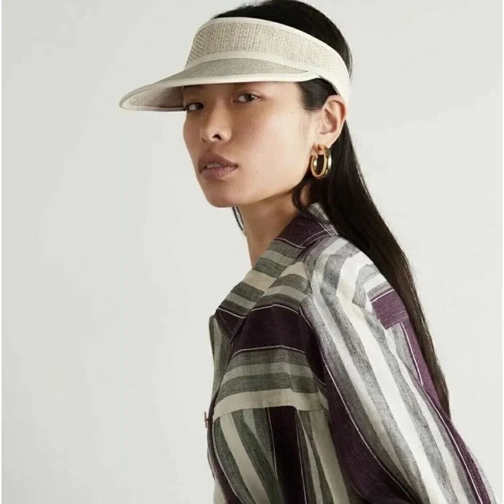 RAG & BONE Woven Visor Hat $125